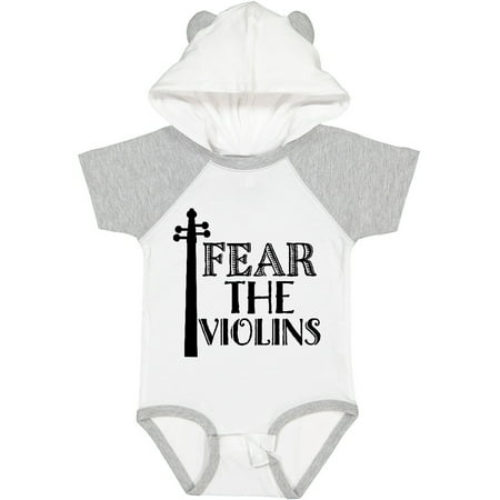 

Inktastic Fear the Violins Violinist Gift Gift Baby Boy or Baby Girl Bodysuit