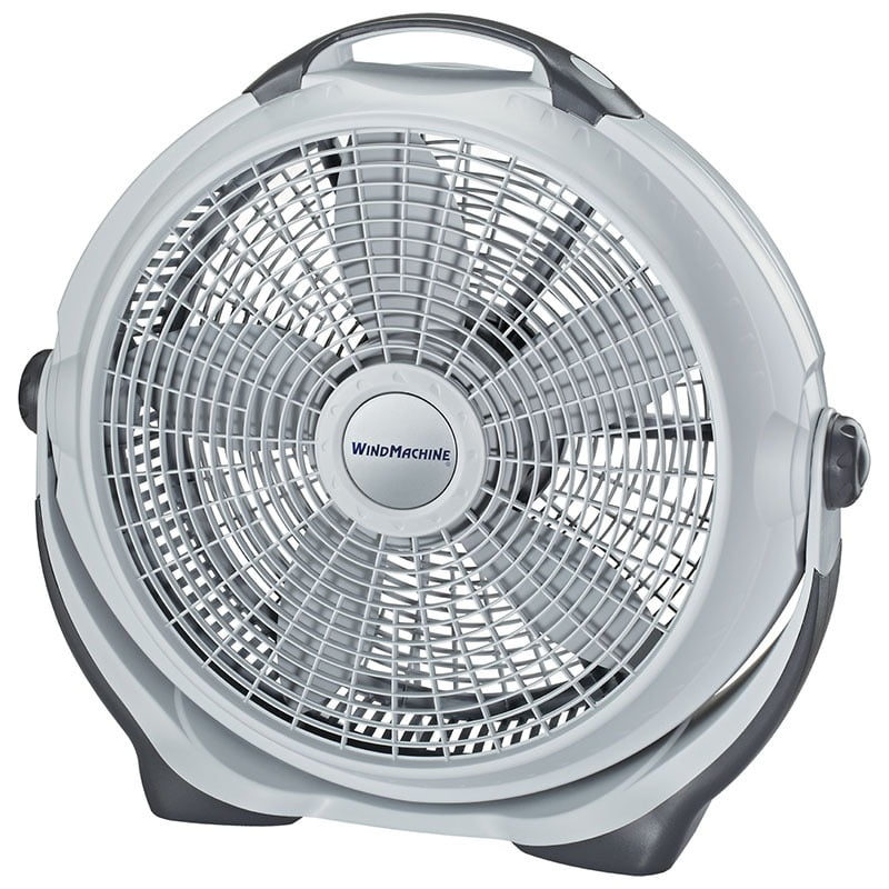 Lasko 20Inch Wind Machine Floor Fan with 3 Speeds and BuiltIn Carry