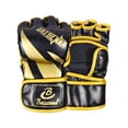 thumbnail image 2 of Guantes MMA Entrenamiento  Guantes de boxeo Guantes de lucha Entrenamiento abiertas Aureato negro Cola  Guantes de boxeo, 2 of 8