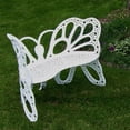 thumbnail image 1 of Flowerhouse Cast Aluminum Butterfly Bench, 1 of 3