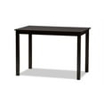 thumbnail image 4 of Baxton Studio Nicolette Modern and Contemporary Dark Brown Finished Wood 5-Piece Dining Set, 4 of 7