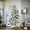 Green+White | 8ft, variant on Tcbosik 8 Foot Pre-Lit Flocked Artificial Christmas Tree with 470 Warm White LED Lights, Xmas Holiday Tree with 1242 Branch Tips & Plastic Stand for Home Office Party, Green+White