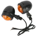 thumbnail image 2 of Turn Signal Lamp, High Brightness Weatherproof Yellow Motorcycle Turn Light  For Vehicles With 10mm/0.4in Bracket Replacement For, 2 of 8