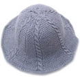 thumbnail image 6 of CoCopeaunts Fisherman Hat Women Winter Versatile Solid Color Chunky Cable Knit Basin Hat Folding Fashion Soft Warm Bucket Hats, 6 of 8
