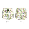 thumbnail image 3 of Balery Happy Easter Pantalones cortos deportivos para mujer con forro y dos bolsillos, elásticos, para entrenamiento, gimnasio, yoga-Medium, 3 of 7