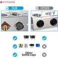 thumbnail image 4 of KYONANO Bottle Holder Compatible with SodaStream Duo, Drip Holder Accessories Including Lid Holder and Silicone Protective Rings, 3 Dishwasher Safe Drip Rack Drainer, 4 of 6