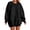 Black, variant on Duqingm Womens Halloween Long Sleeve Sweatshirts Spider Print Casual Tops,S