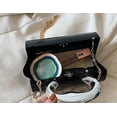 thumbnail image 4 of Bolso de mano Jusavie Acrylic Clutch Tote plateado para mujer, 4 of 7