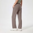 thumbnail image 3 of SUYOLL Women Casual High Waist Loose Fit Straight Leg Comfortable Wide-Leg Everyday Wear Fall Winter Loose Lightweight Pants, 3 of 9