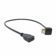 thumbnail image 7 of Chenyang CY Up Angled 90 Degree Connector HDMI 1.4 with Ethernet 3D Type A Male to A Female Extension Cable 0.5m Cable, 7 of 7