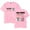 Pink, variant on Sam Fender People Watching North America Tour 2025 Men's and women's fashionable round neck pure cotton short sleeved T-shirt