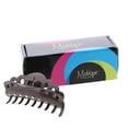 thumbnail image 2 of Motique Accessories 4-inch Scalloped Jaw Clip with Holes-Light Brown, 2 of 5