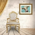 thumbnail image 3 of Keller, Lee 18x15 Gold Ornate Wood Framed with Double Matting Museum Art Print Titled - Mr. Moo Moo, 3 of 4