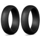 thumbnail image 1 of 5.7mm Popular for Men Women Silicone Cool Rings Silicone Wedding Ring Environmental Outdoor Sports RingX2 7, 1 of 5