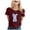 1-Wine, variant on Alun Easter T Shirts for Women Cute Bunny Short Sleeve Tshirt Floral Rabbit Easter Festival Outfit Spring and Summer Soft Comfort Holiday Graphic Tee Tops 2-White XL