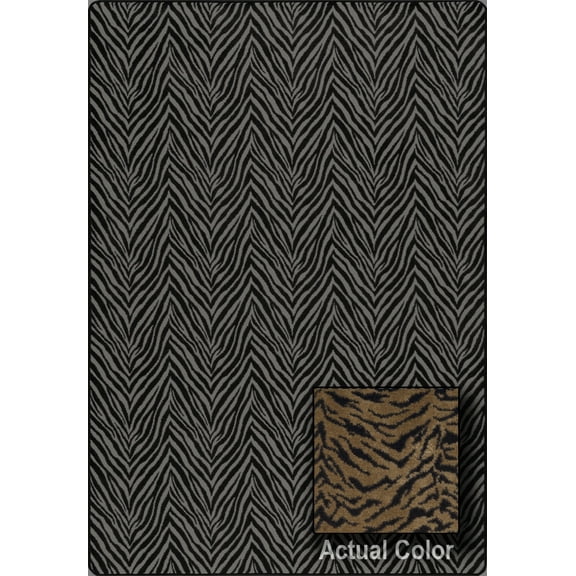 Milliken Imagine Area Rug EXOTIC SKINS Exotic Skins Domo Striped Waves 2' 1" x 7' 8" Rectangle