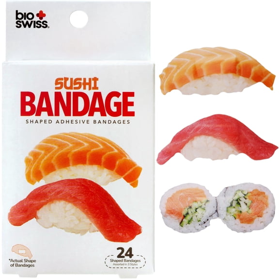 BioSwiss Sushi Bandages, 24 Count