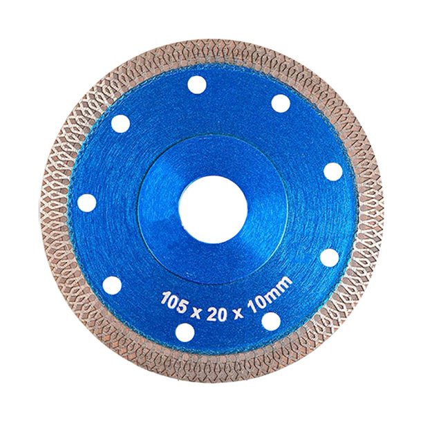 Hoja de sierra de diamante Hoja de azulejos de corte rápido y afilado para amoladora angular (105 mm)