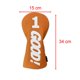 thumbnail image 4 of Funda protectora de cuero PU para palos de golf, funda de madera para palos de golf color naranja 1, 4 of 9