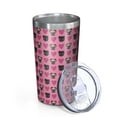 thumbnail image 2 of Pink Pug Puppies 10oz Tumblers Stainless Steel Tumbler with Lid and Straw,Vacuum Insulated Double Wall Travel Tumbler Cups with Cleaning Brush for Coffee, Tea, 2 of 4