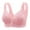 R-Pink, variant on Bigersell Bras for Elderly Women Front Snap Closure Bra Older Women Daisy Bras Wireless Full-Coverage Bra No Underwire Seniors Bras Ladies Push up Bras Style-D19, R-Pink XL