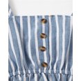 thumbnail image 3 of Diconna Pull Sans Manches à Col Carré Rayé pour Filles + Short, 3 of 4