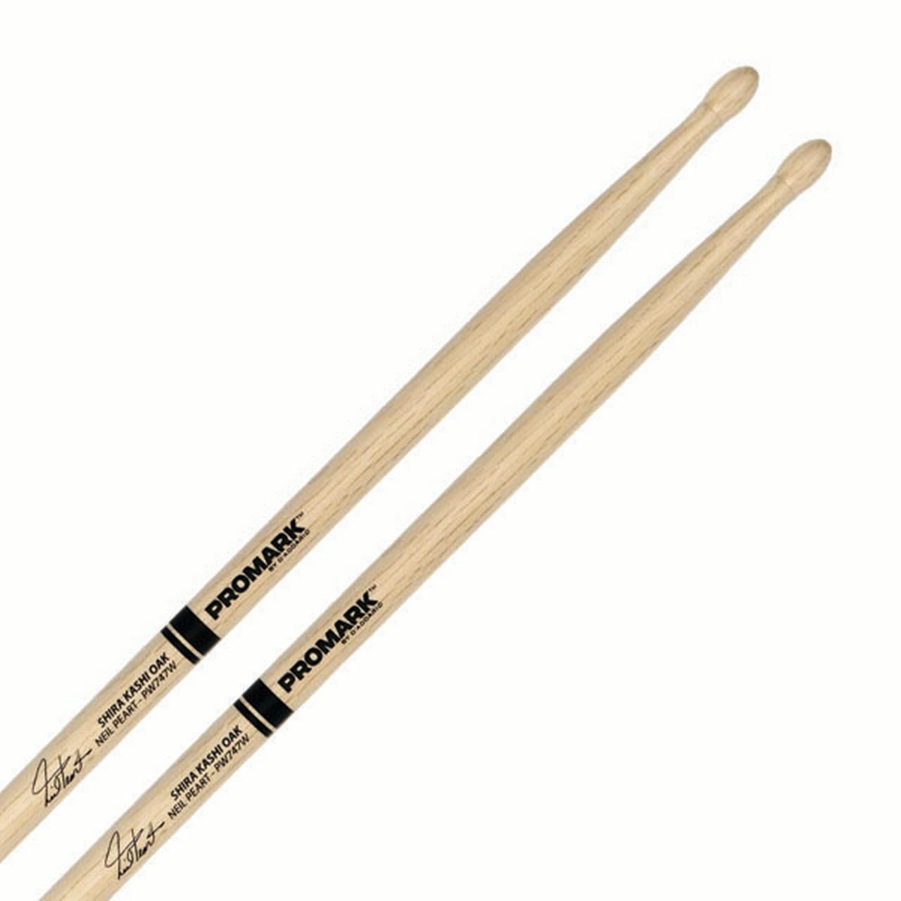 Promark Shira Kashi Oak 747 Neil Peart Wood Tip drumstick