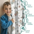 thumbnail image 3 of Blackout Kids Curtains,White Fairy Castle Pattern Childrens Insulated Curtains Set Of 2,Bedroom Essentials,Toddler Room Decor 42"x84", 3 of 5