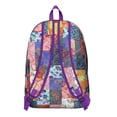 thumbnail image 3 of Vintage Style Bohemian Backpack for Women, Floral Rucksack with Front Pocket, Lightweight Daypack for School, College, Work, Travel, Great Gift Choice, 3 of 5