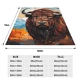 thumbnail image 3 of Zufioo Oil Painting Style Iceberg Yak Fleece Blanket Queen Size,Plush Bed Blanket,Ultra Soft Throw Blanket,Plush Fuzzy Cozy Blanket Perfect for Bed,Couch-60"x50", 3 of 7