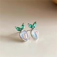 thumbnail image 5 of Wentin Earrings Clearance! Crystal Carrot Earrings Cute Bunny Ear Studs Easter Vibe Earrings Gift Earrings For Women Gift, 5 of 7
