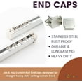 thumbnail image 2 of duomi-MF016W-Curtain Track Accessories (ENDCAPS), 2 of 4