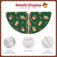 thumbnail image 3 of Sikiie green Christmas Element Christmas Tree Skirt, Christmas Tree Decorations, Christmas Decor, Tree Mat Decoration(30-48IN)-36", 3 of 6