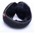 thumbnail image 2 of Winter Ear Warmers, Knitted Wool Plush Earmuffs for Men and Women, Adjustable Foldable Ear Muffs, Innovative Ear Protection, 2 of 5