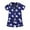 A01-Blue, variant on CAICJ98 Pajama Set for Kid Baby Boy Girl Button-up Short Sleeve Silk Pajama Sleepwear Nightwear Loungewear Clothes Set Gifts for Toddler Blue,(12-18 Months)