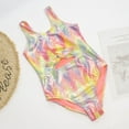 thumbnail image 5 of BULLPIANO Little Girls Summer One Piece Swimsuits Fashion Bathing Suit Swimwear 5-13 Y, 5 of 8