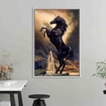 thumbnail image 3 of Horse Printed, Horse Lover Gift Canvas Poster, Animal Canvas Gift, Black Stallion, Stallion Canvas, Black Stallion Canvas Gift, Canvas Wall Decor - Rolled Canvas, 3 of 6