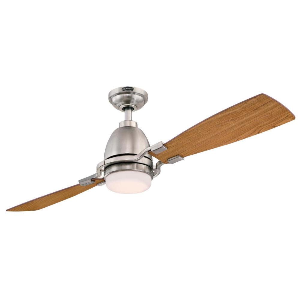 Westinghouse 7217700 Brushed Nickel Longo 54 2 Blade Indoor 7217700 Brushed Nickel Longo 54