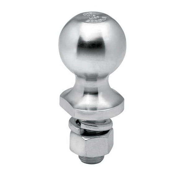 Cequent Towing Products 63851 Tow Ready Hitch Ball Packaged Stainless 1-7/8" X 1" X 2-1/8"