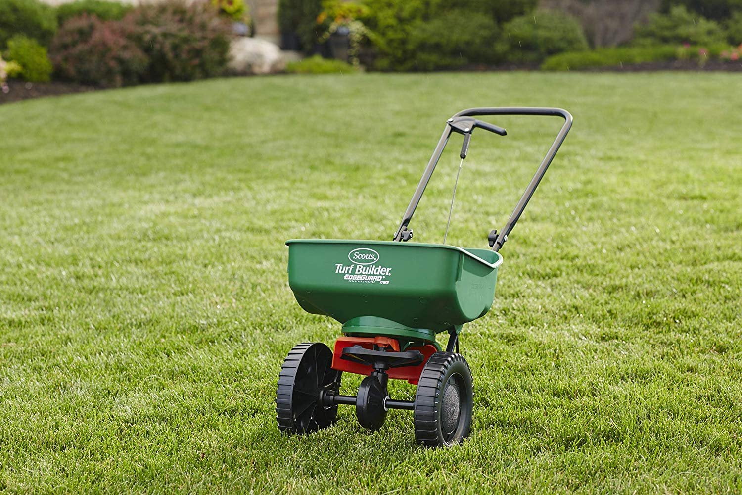 Grass Seed Setting Scotts Broadcast Spreader