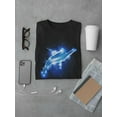 thumbnail image 3 of A Neon Dolphin T-Shirt Men -Image by Shutterstock, Male Small, 3 of 4