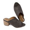 thumbnail image 3 of Mules De Tacón Con Yute Vida Leve Para Mujer Color Gris Talla 24 Vida Leve MACARENA-02-GRIS, 3 of 5