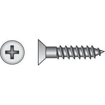 Hillman No. 12 x 2 in. L Phillips Flat Head Zinc-Plated Steel Wood Screws 100 pk