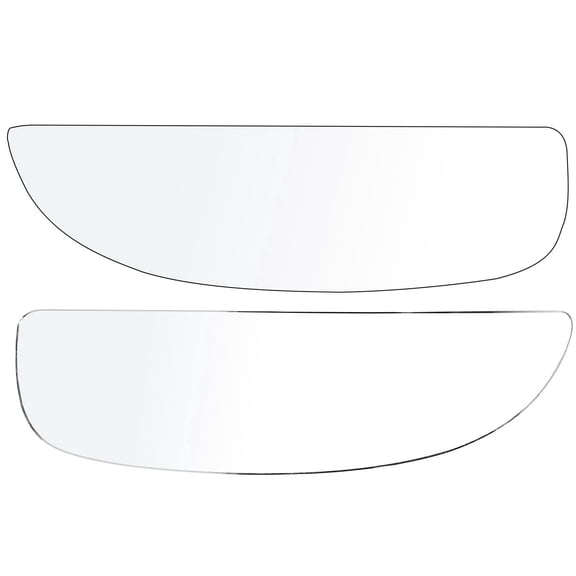cciyu Towing Mirror Glass WithLeft Side Lower Convex Glass and Right Side Lower Convex Glass,Non-heatedTow Mirror Glass Fitment For1999-2016 For Ford F-250 F-350 F-450 F-550 Super Duty