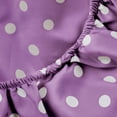 thumbnail image 4 of BNM Soft Deep Pocket 600 Thread Count Cotton Blend Polka Dot Sheet Set, 4 of 9