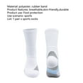 thumbnail image 7 of Mightlink 1 Pair Sports Socks Thickened High Elasticity Breathability Non-pilling Foot Protector Fiber Mid Calf Non Slip Sports Socks for Sports, 7 of 7