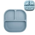 thumbnail image 1 of Silicone Divided Plate Tray Multipurpose Serving Dish Food Container For Dining Table Kitchen Living Room Use, 1 of 4