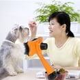 thumbnail image 2 of Pet Dog Cat Hair Fur Shedding Trimmer Grooming Rake Professional Comb Brush Tool, 2 of 5