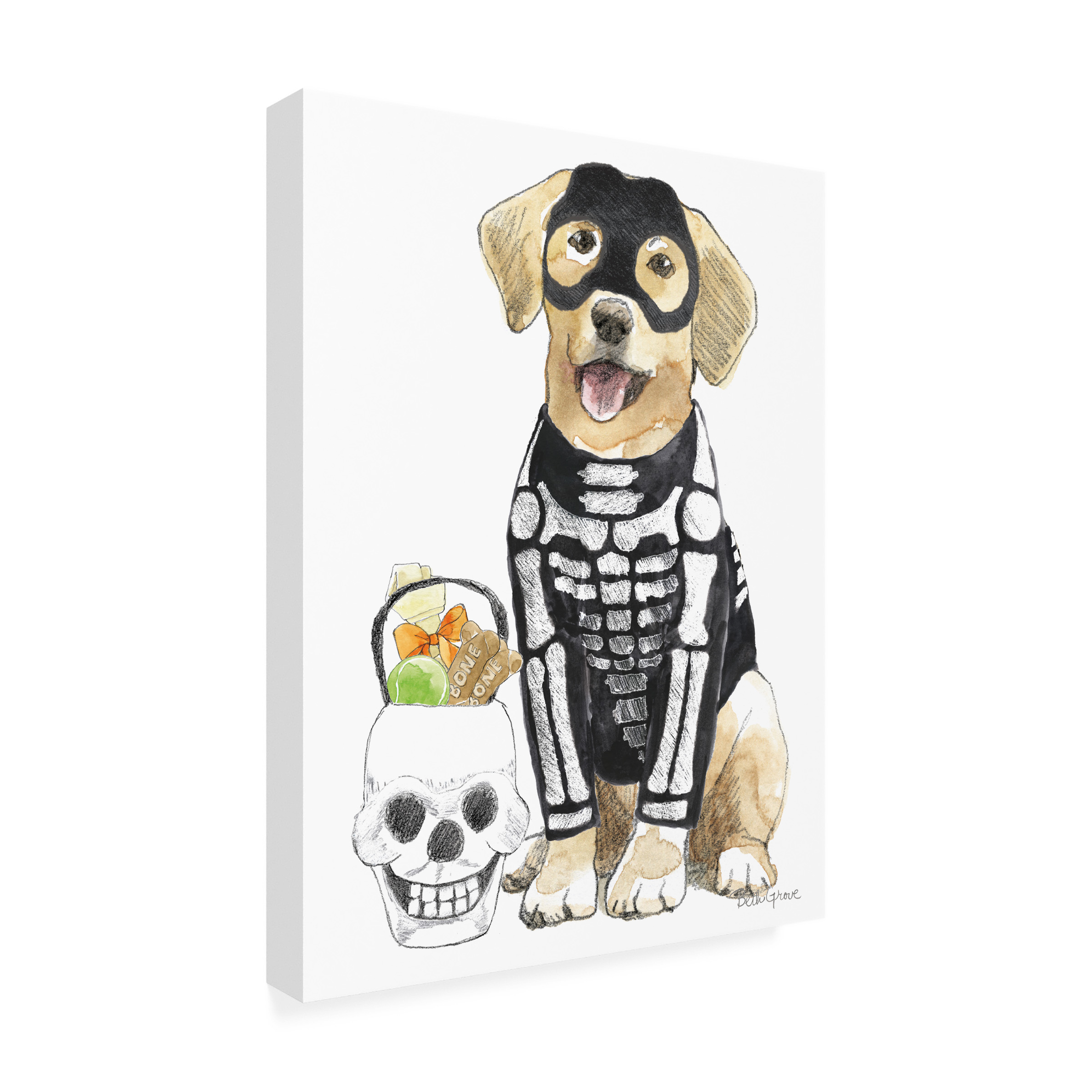 Trademark Fine Art 'Halloween Pets VII' Canvas Art by Beth Grove