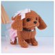 thumbnail image 1 of Electric plush toy puppy simulation wearing apron, running, barking, nodding, wagging tail, children's toy doll, 1 of 5